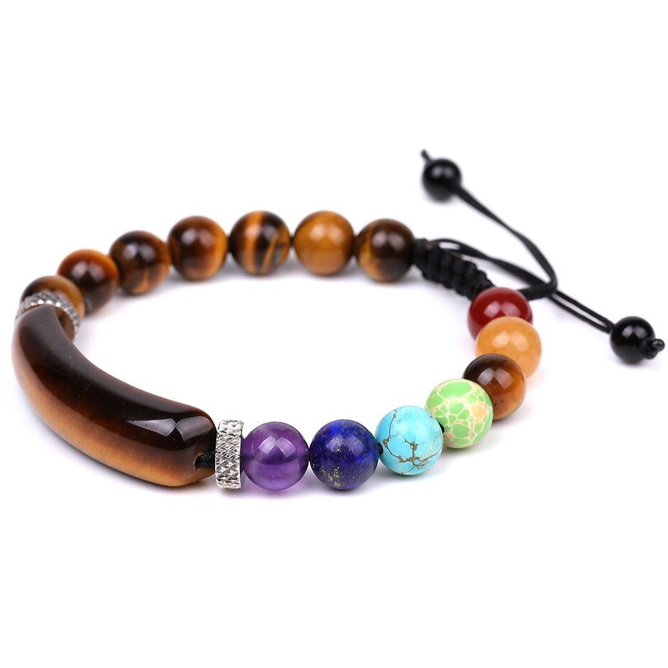 Bracelet Shamballa Avec 7 Chakras Aniya,  bracelet 7 chakras purification