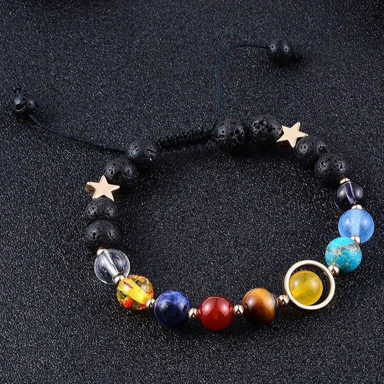 Bracelet 7 Chakras Et 12 Constellations Shamballa Coraline,  bracelet au 7 chakras