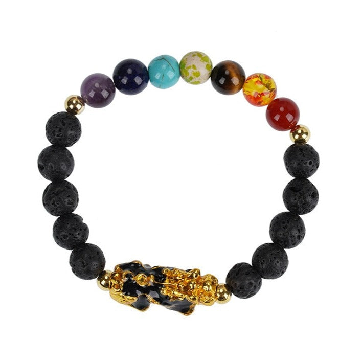 Bracelet 7 Chakras Bien Etre Et Protection Blair,  le bracelet des 7 chakras