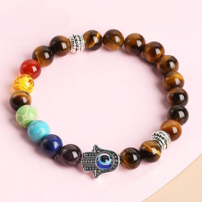 Bracelet 7 Chakras Purification Et Protection Etta, bracelet 7 chakras bien etre