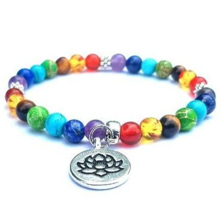Bracelet Harmonisation 7 Chakras Lotus
