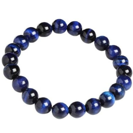 Bracelet Oeil De Tigre Bleu pierre