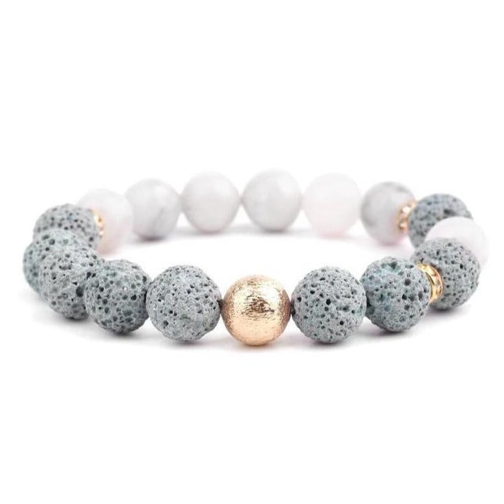 Bracelet Femme Pierre De Lave Pierre Véritable