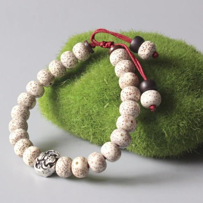 Bracelet Bouddhiste En Graines D&#39;Arbre De La Bodhi