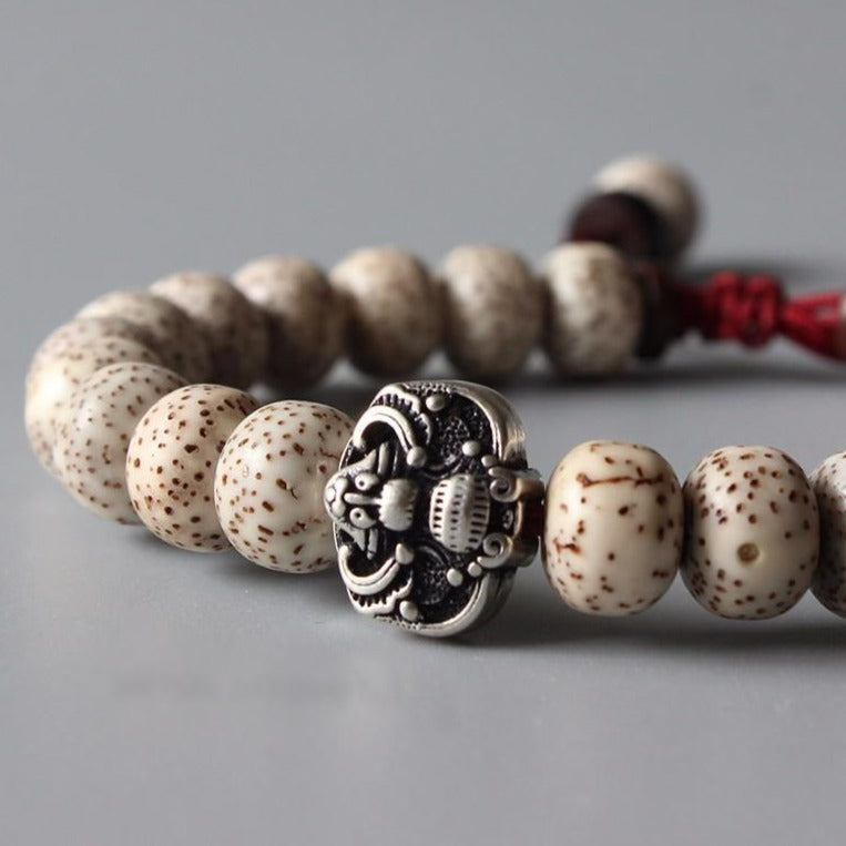Bracelet Bouddhiste En Graines D&#39;Arbre De La Bodhi