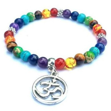 Bracelet Harmonisation 7 Chakras OM
