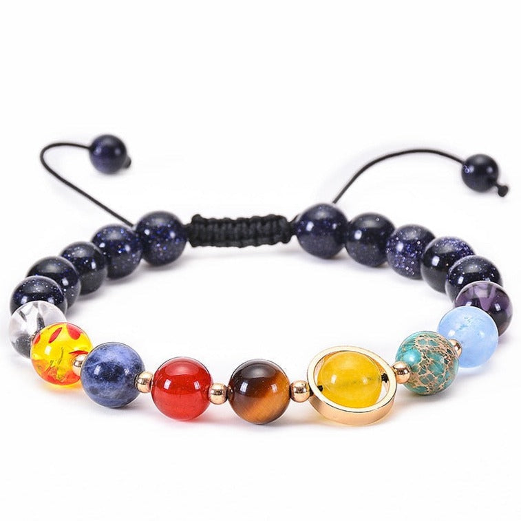 Bracelet 7 Chakras Et 12 Constellations Shamballa Amara,  bracelet 7 chakras hematite