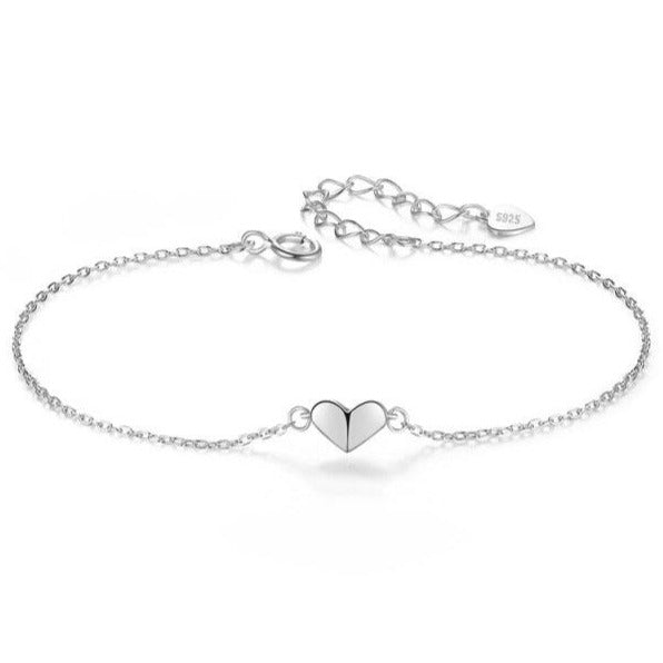 Bracelet Cœur Argent pas cher